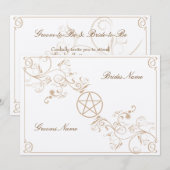 Invitation de Handfasting (Devant / Derrière)