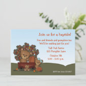 Invitation de Hayride d'ours (Debout devant)