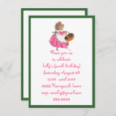 Invitation de Heddy Hedgehog (Devant / Derrière)