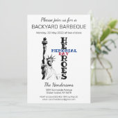 Invitation de héros du Jour du Mémorial (Debout devant)