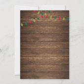 Invitation de Holiday Luau (Dos)