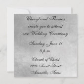 Invitation de J Elegant Monogramme (Dos)