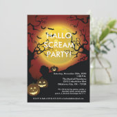 invitation de Jack-o'-lantern Halloween du (Debout devant)