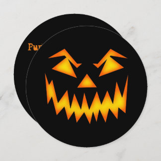 Invitation de Jack's Back Citrouille Carving Circl