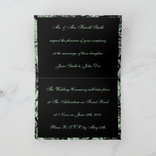 Invitation de jardin (Intérieur)