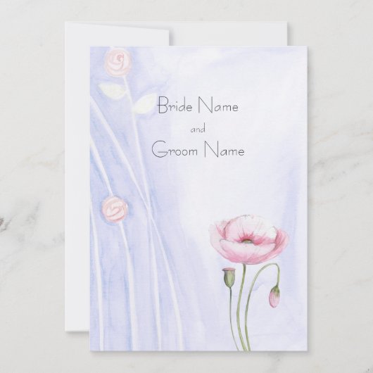 Invitation de jardin (Devant)