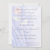 Invitation de jardin (Dos)