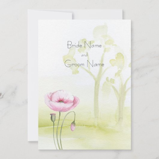 Invitation de jardin (Devant)