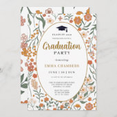 Invitation de jardin Fleur sauvage de printemps él (Devant / Derrière)