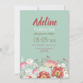 Invitation de Jardin Printanier (Devant)