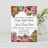 Invitation de jardin vintage (entièrement personna (Debout devant)