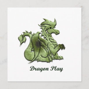 Invitation de jeu de dragon
