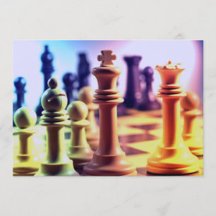 Invitation de jeu d'échecs