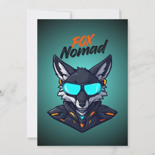 Invitation de jeu Fox Nomad Cyberpunk Mecha (Devant)