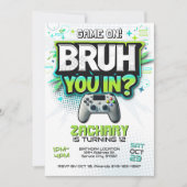 Invitation de jeu vidéo (Devant)