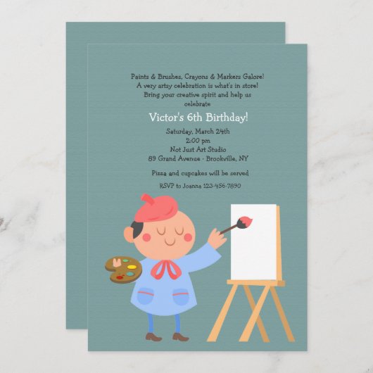 Invitation de jeunes artistes (Devant / Derrière)