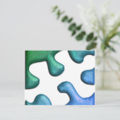 Invitation de Jigsaw Puzzle Piece (Debout devant)