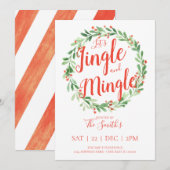 Invitation de Jingle et Mingle Holiday Party (Devant / Derrière)
