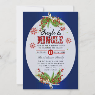 Invitation de Jingle & Mingle Holiday Party