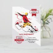 Invitation de joueur de football génial (Debout devant)