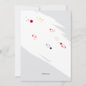 Invitation de joueur de football génial (Dos)