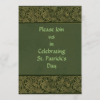 Invitation de Jour de la Saint Patrick