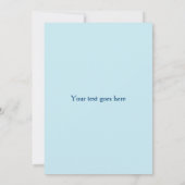 INVITATION DE JOUR DE MARIAGE DES MORTS (Dos)