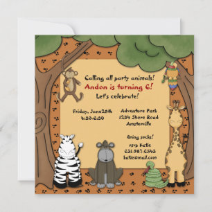 Invitation de Jungle Gang