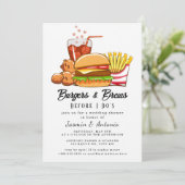 Invitation de jus et de hamburgers (Debout devant)