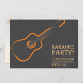 Invitation de karaoke (Devant / Derrière)