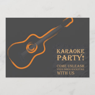 Invitation de karaoke