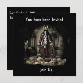 Invitation de Keep Vampire Halloween 1 (Devant / Derrière)