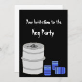 Invitation de Keg Party (Devant / Derrière)