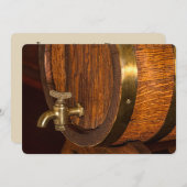 Invitation de KEG Party (Devant / Derrière)