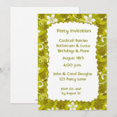 Invitation de ketmie de Tiki (Devant / Derrière)