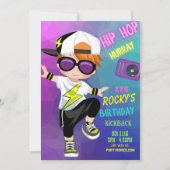 Invitation de Kickback Anniversaire différente (Devant)