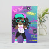 Invitation de Kickback anniversaire (fille) (Debout devant)