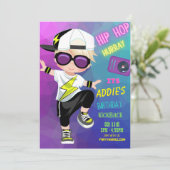 Invitation de Kickback Anniversaire (Garçon) (Debout devant)