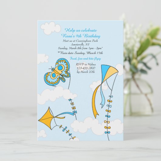 Invitation de Kite Sky (Debout devant)