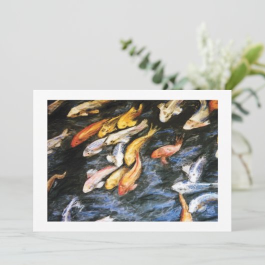 Invitation de Koi Fish (Debout devant)