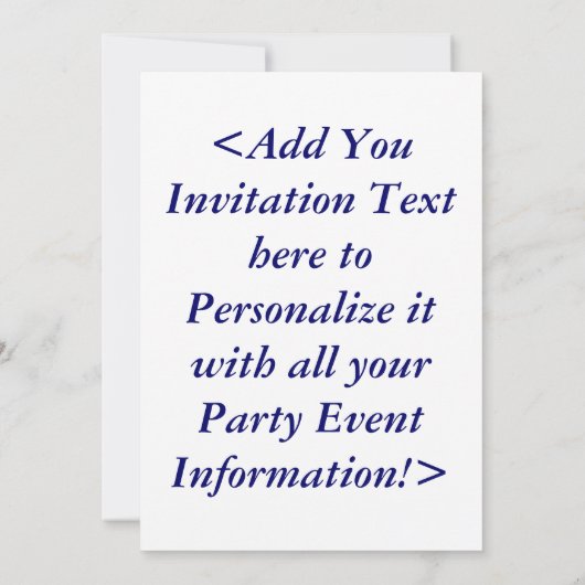 Invitation de Koi Fish (Dos)