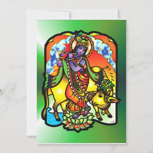 Invitation de Krishna (Devant)