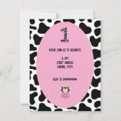 Invitation de la 1ère vache sainte (Dos)