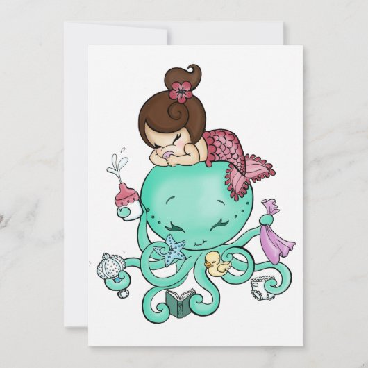 Invitation de la Babysitter d'Octopus (Devant)
