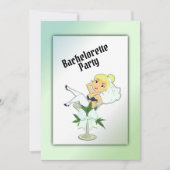 Invitation de la Bachelorette Blond Weed (Devant)