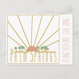 Invitation de la Bachelorette Palm Springs