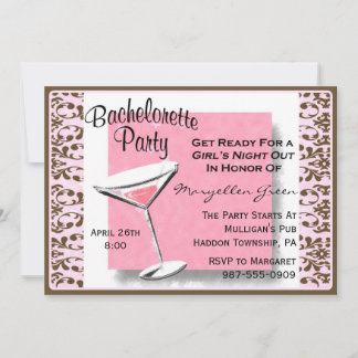 Invitation de la Bachelorette Party