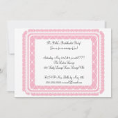 Invitation de la Bachelorette Party (Dos)