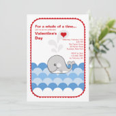 Invitation de la baleine de Valentine (Debout devant)