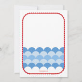 Invitation de la baleine de Valentine (Dos)